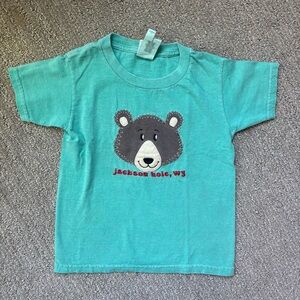 Jackson Hole Kids Bear Graphic T-Shirt - Teal sz 4t